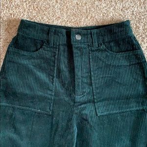 Forever 21 Forest Green Bell Bottoms